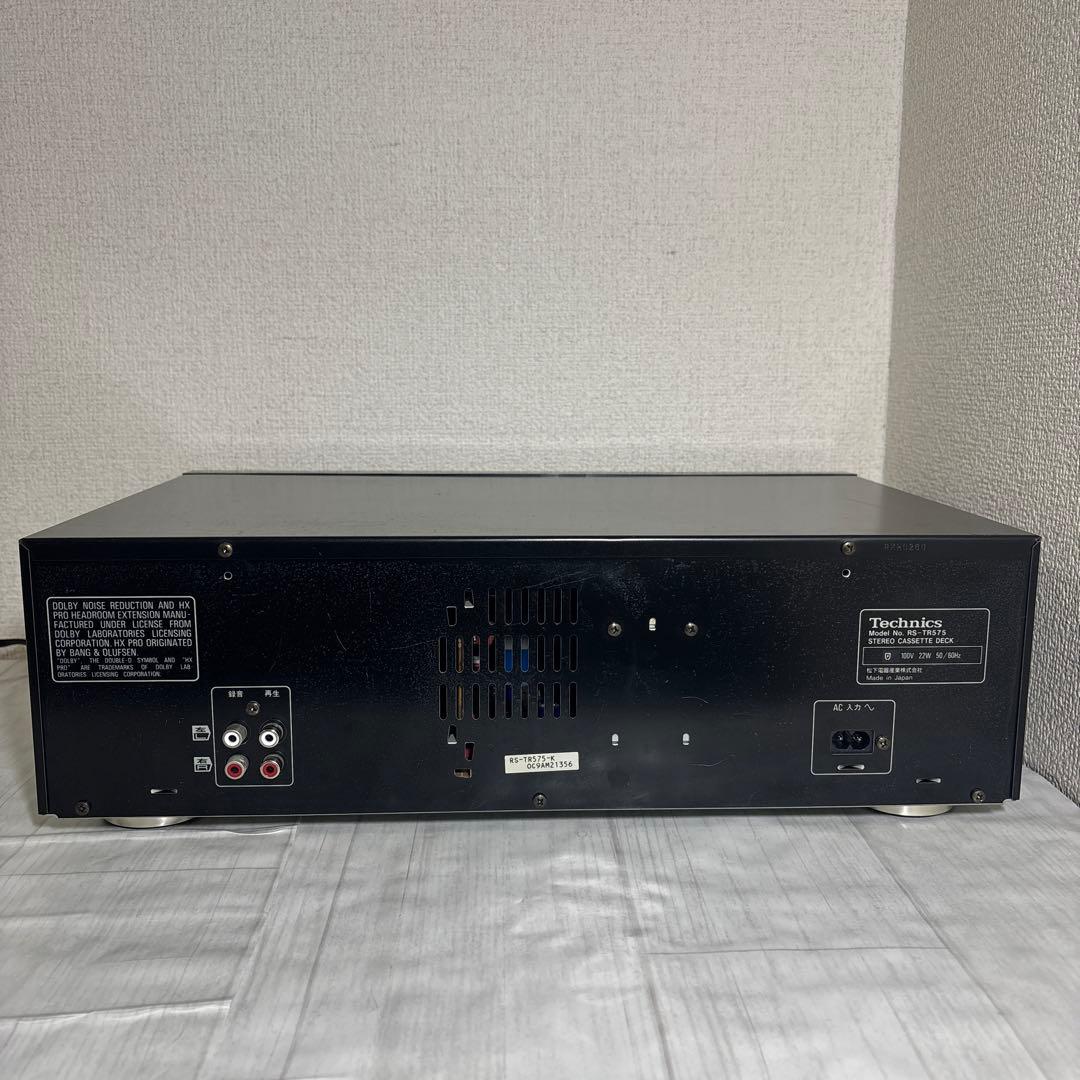 Technics テクニクス　ダブルカセットデッキRS-TR575