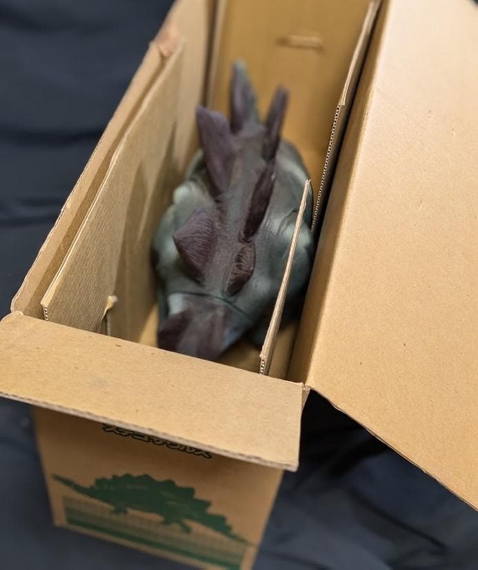 超恐竜 ステゴサウルス（バンダイ）ビッグサイズ ソフビフィギュア箱付