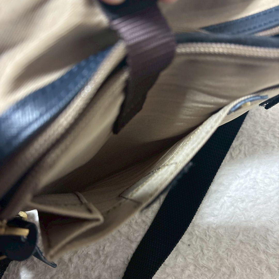 未使用に近い　マスターピース　link ショルダーバッグ　スクエア　ユニセックス