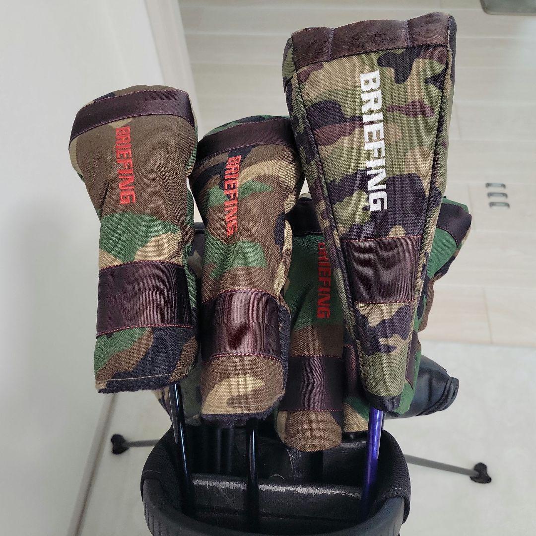 Kk！ BRIEFING カモフラージュ ゴルフバッグ