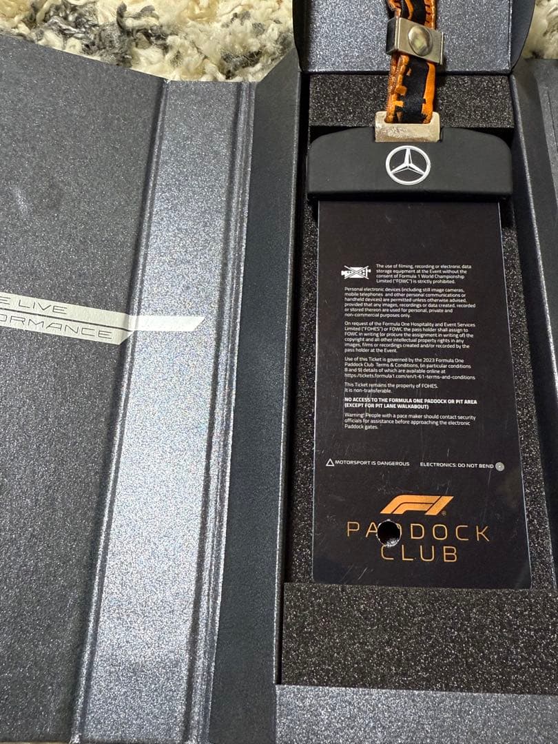 希少F1鈴鹿 2022 パドッククラブパス AMGペトロナス メルセデスチーム