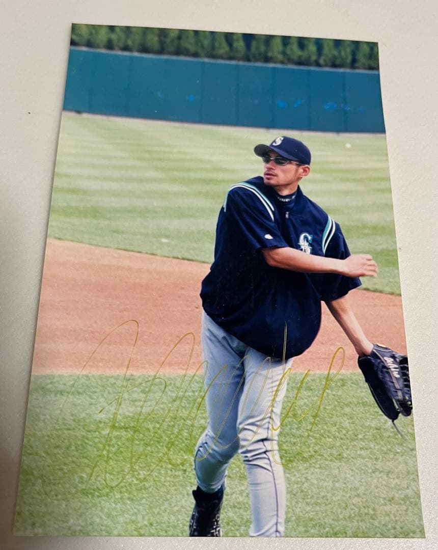イチロー選手　直筆サイン　シアトルマリナーズ　鈴木一郎