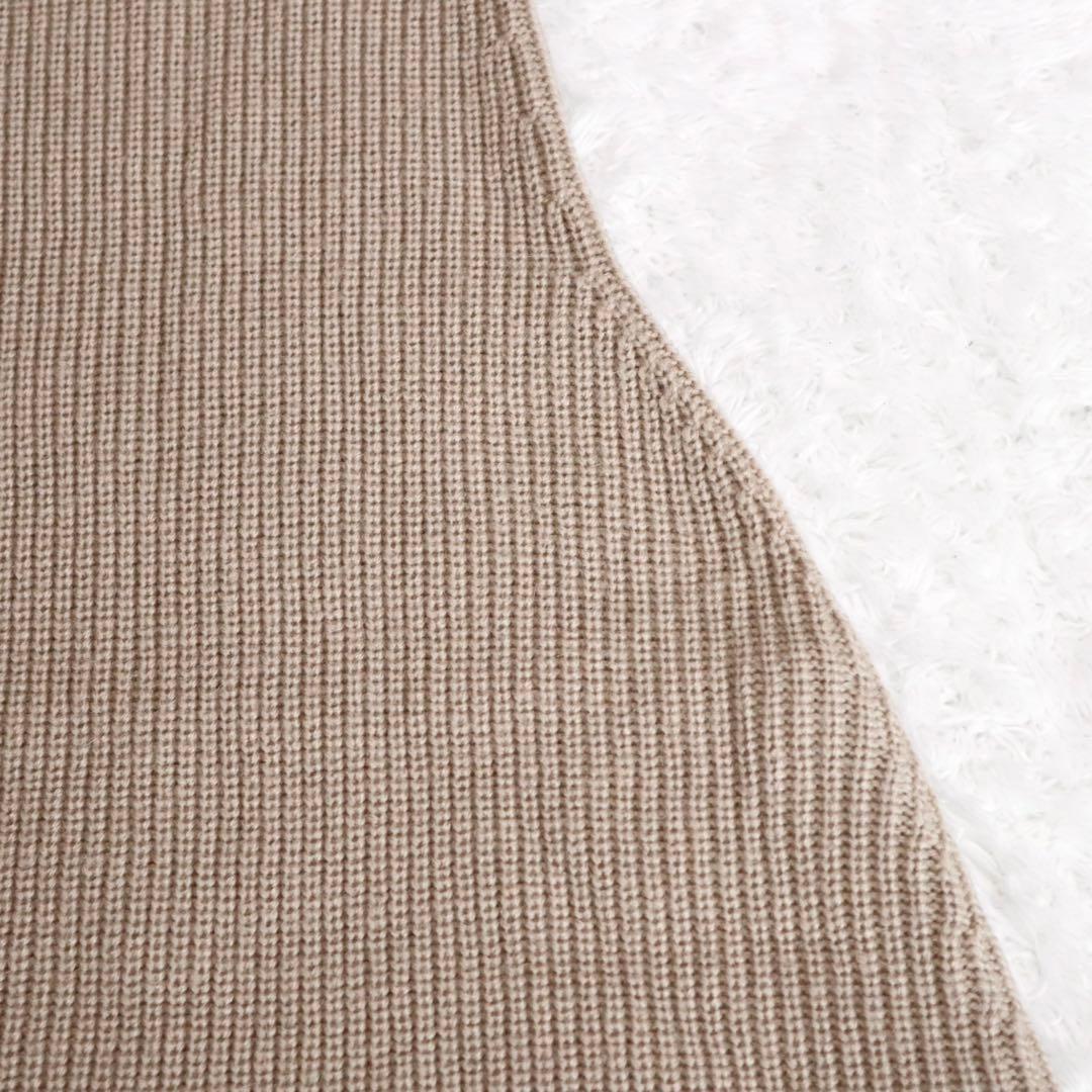 未使用級★GOOD GRIEF! Ribbed Knit Snood ベージュ
