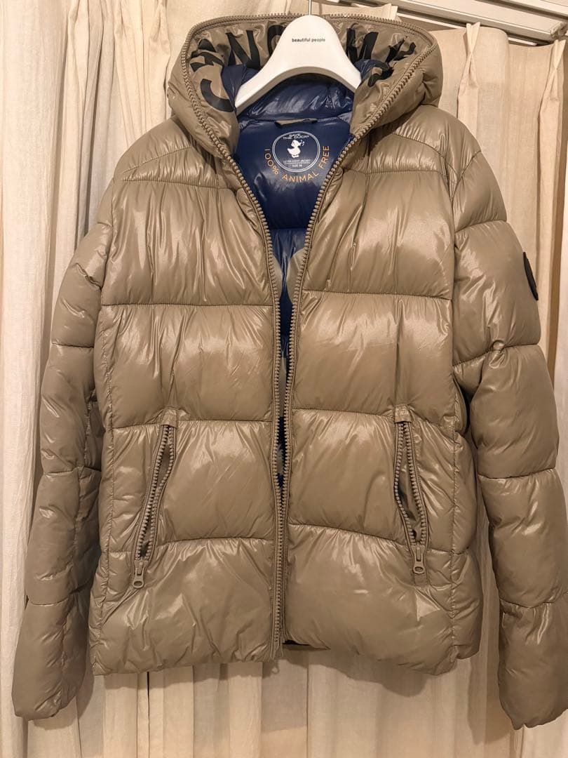 よ*ー様 SALE！セーブザダックベージュ ダウンジャケット