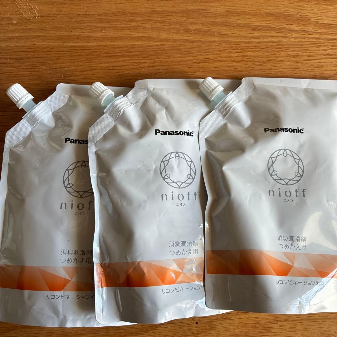 nioff消臭潤滑剤つめかえ用400MLx3