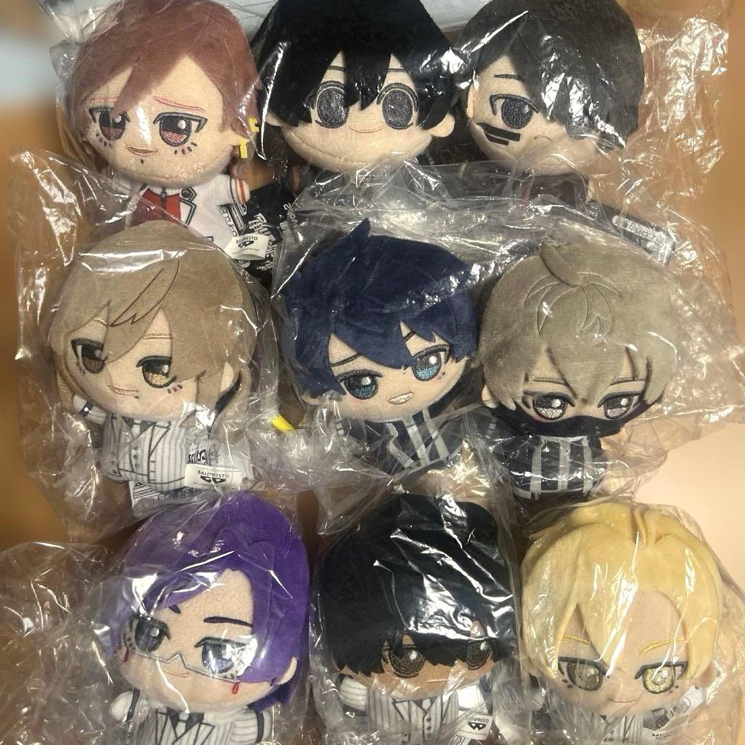 【新品タグ付き】桃源暗鬼　ちびぐるみ9体セット　淀川真澄　花魁坂京夜　桃華月詠