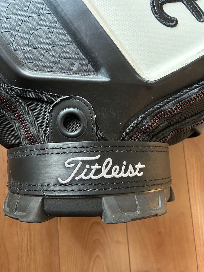 タイトリスト キャディバッグ ツアーモデル TB7SF9 黒赤