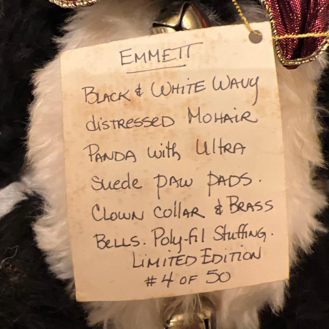 Emmett モヘア製テディベアー限定版