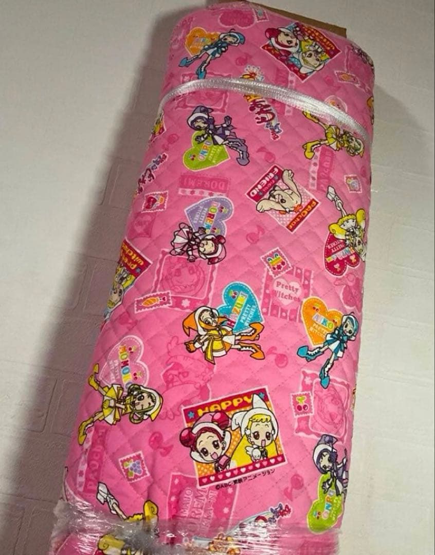 【未使用】おジャ魔女どれみドッカ〜ン キルティング生地 109cm×約340cm