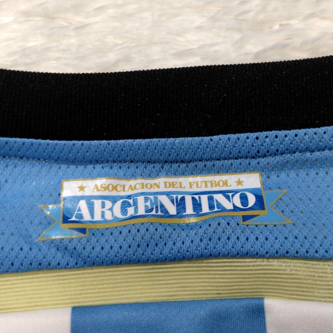 【タグ付き】アディダス　アルゼンチン代表　2014　アグエロ　ユニフォーム