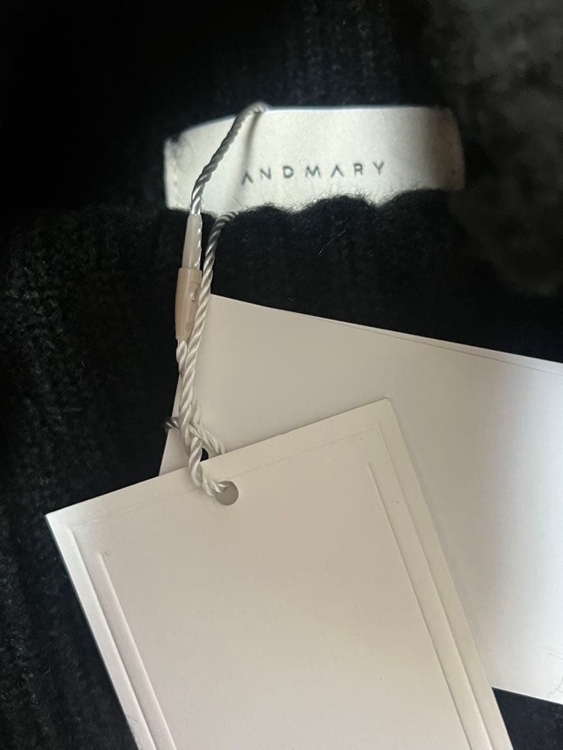 新品　未使用　ANDMARY Twiggy tweed mini dress