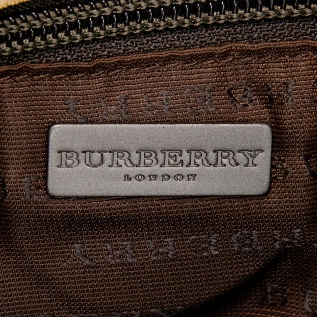 本物 バーバリー ショルダーバッグ メンズ レディース 茶色 斜め掛け チェック