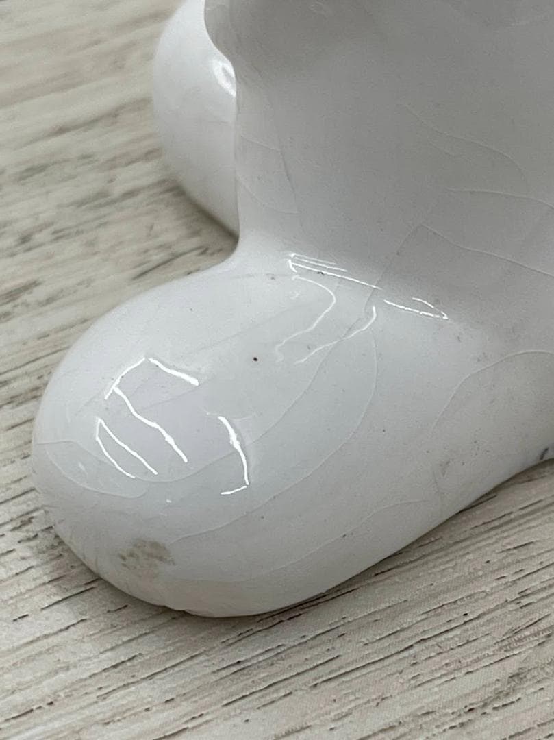 昭和レトロ 内藤ルネ うさぎ フォークスタンド 陶器製 2点 RUNE