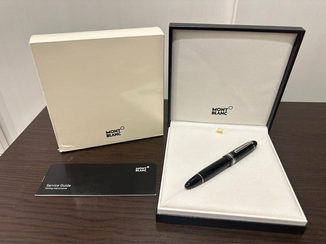 モンブラン万年筆 マイスターシュテュック プラチナコーティング P149 F