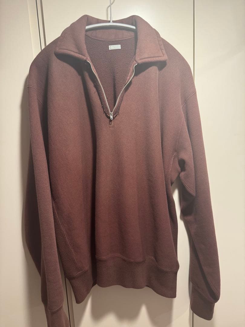 トップス A.PRESSE Vintage Half Zip Sweatshirt