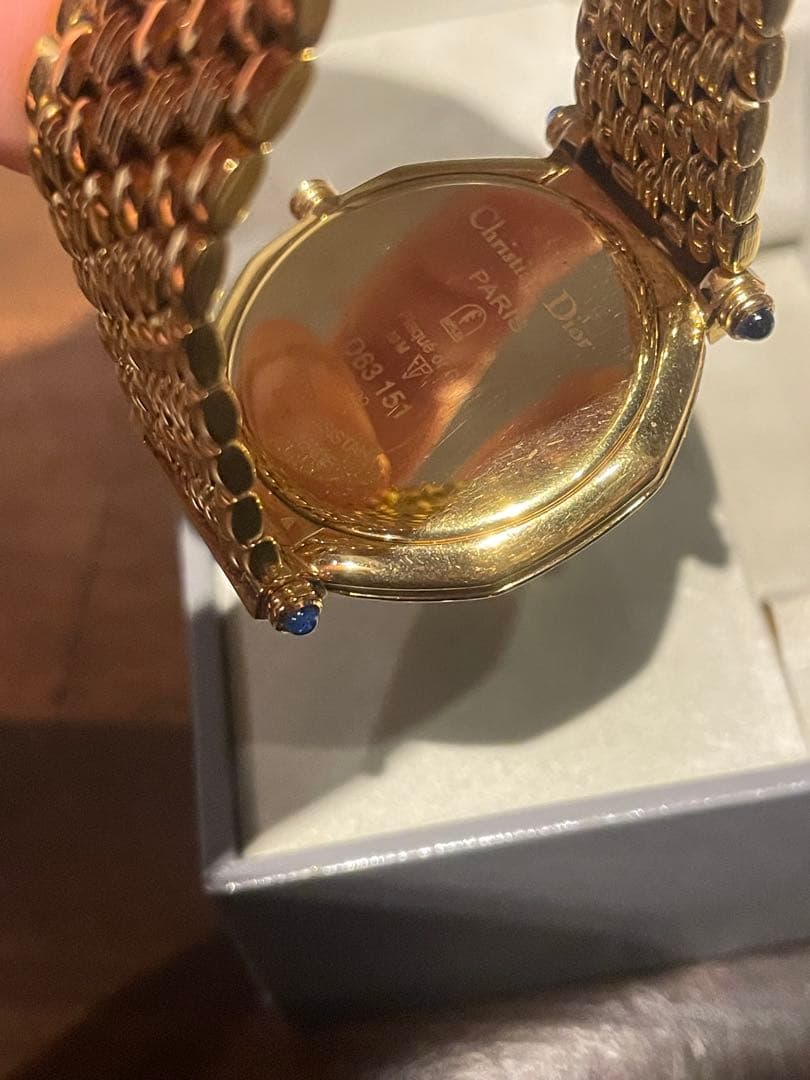 Dior ディオール　スウィングドレス オクタゴン箱付 稼働品　腕時計