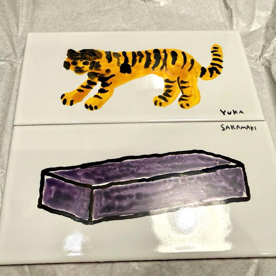 坂巻弓華さん「虎と羊羹」　TILE TALE