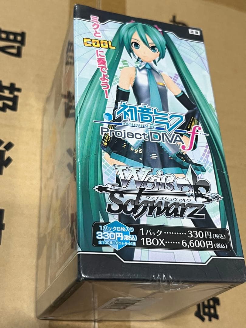 ヴァイスシュヴァルツ 新品未開封 box 初音ミク Project diva F