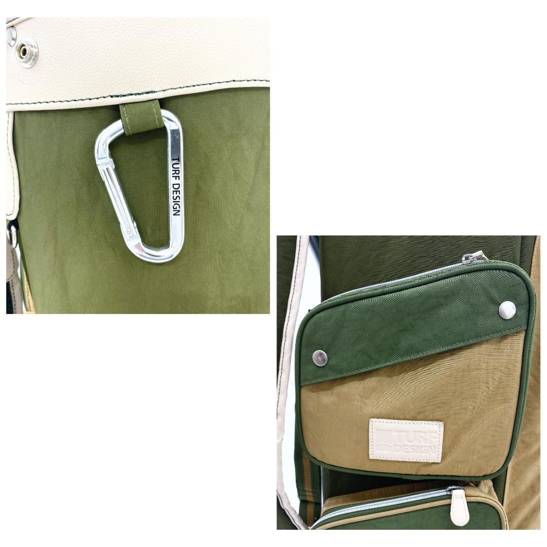 【美品‼】TURF DESIGN ターフデザイン キャディバッグ ゴルフバッグ