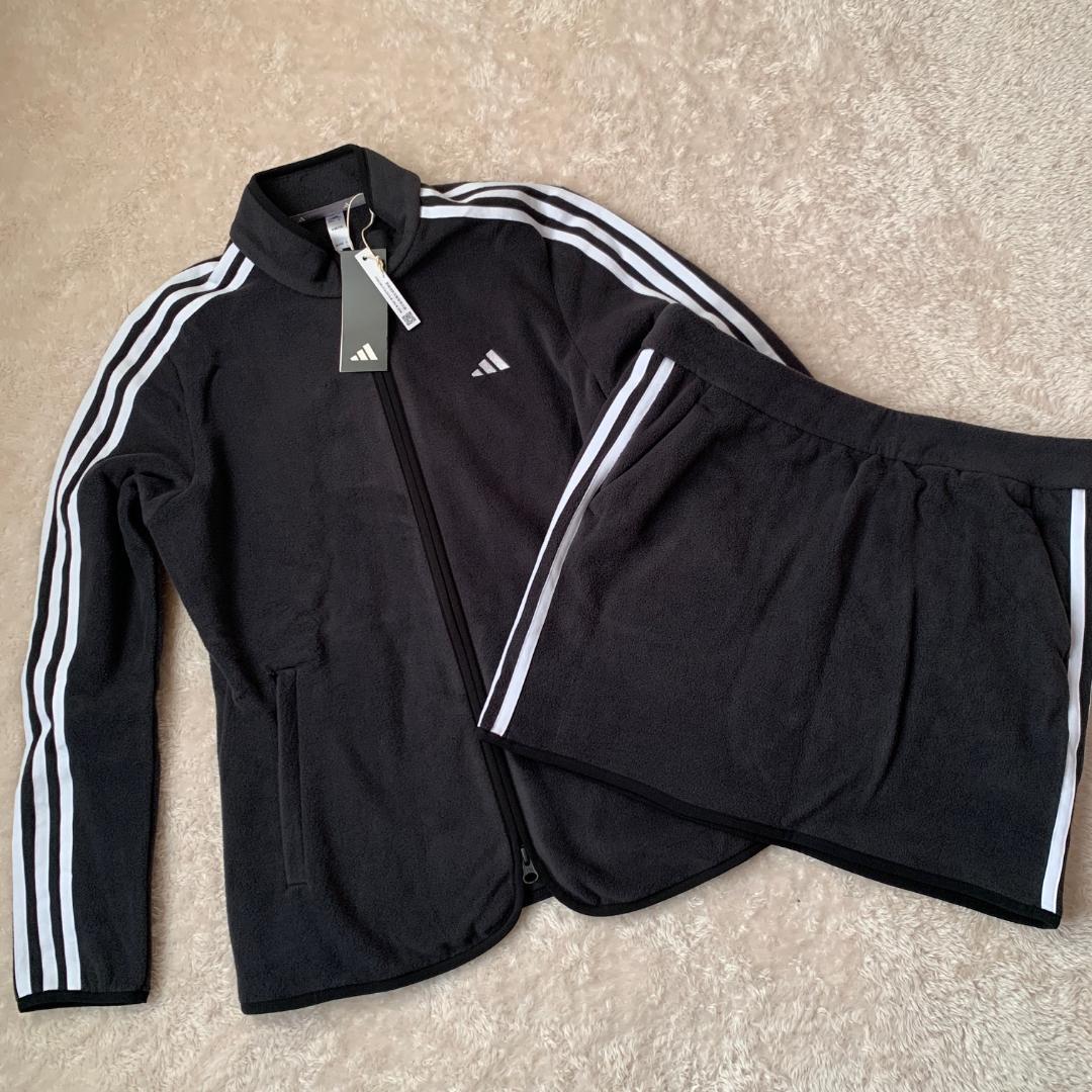 アディダス　ゴルフ　フリース　ジャケット スカート　セットアップ　XL