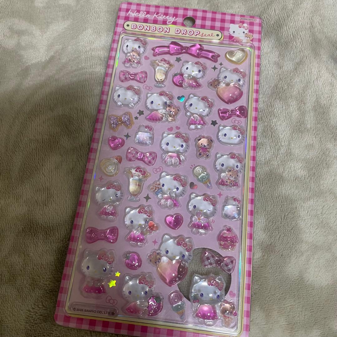 【正規品】ボンボンドロップシール　ミニ　ハピダン　クロミ　プリン　キティ　大