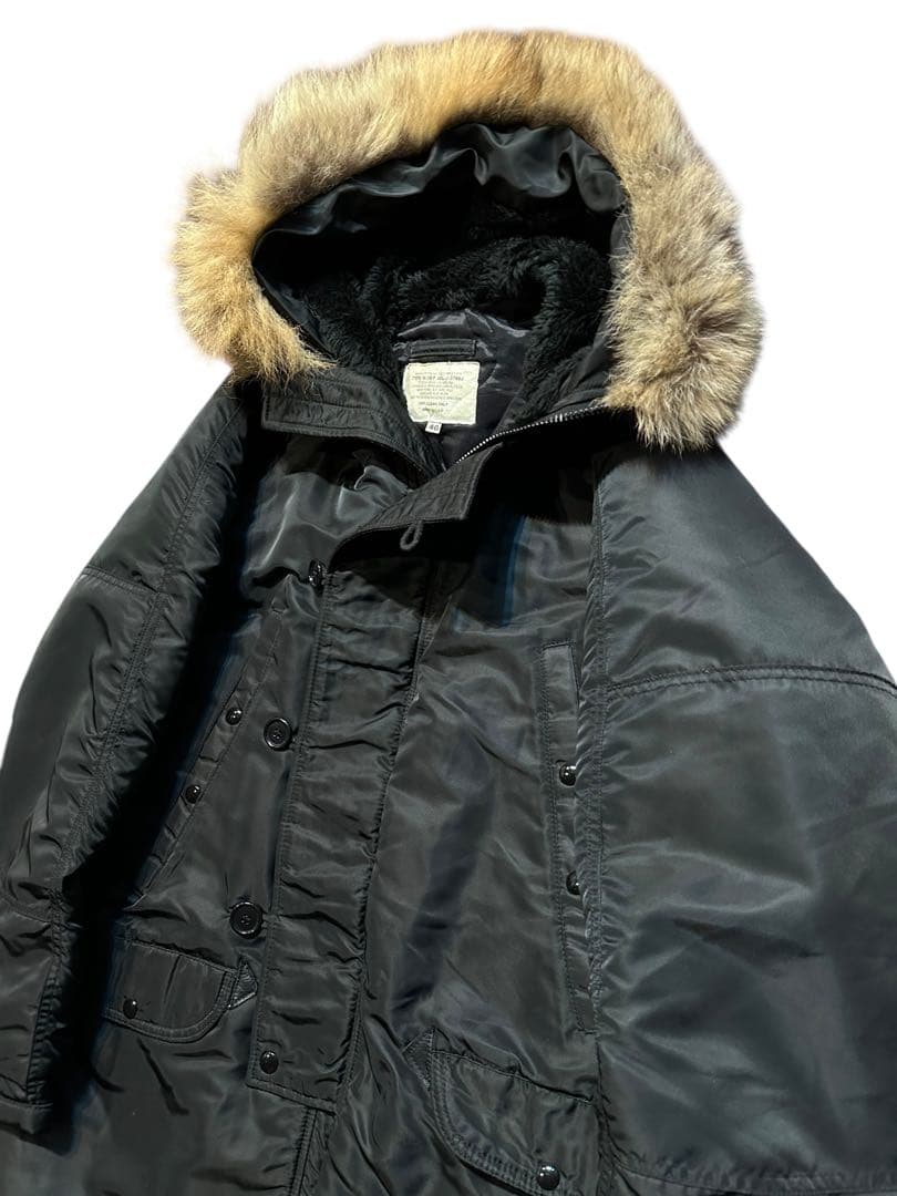 L極美品 SHIPS別注 SPIEWAK N-3Bモッズコート黒 USA製 40