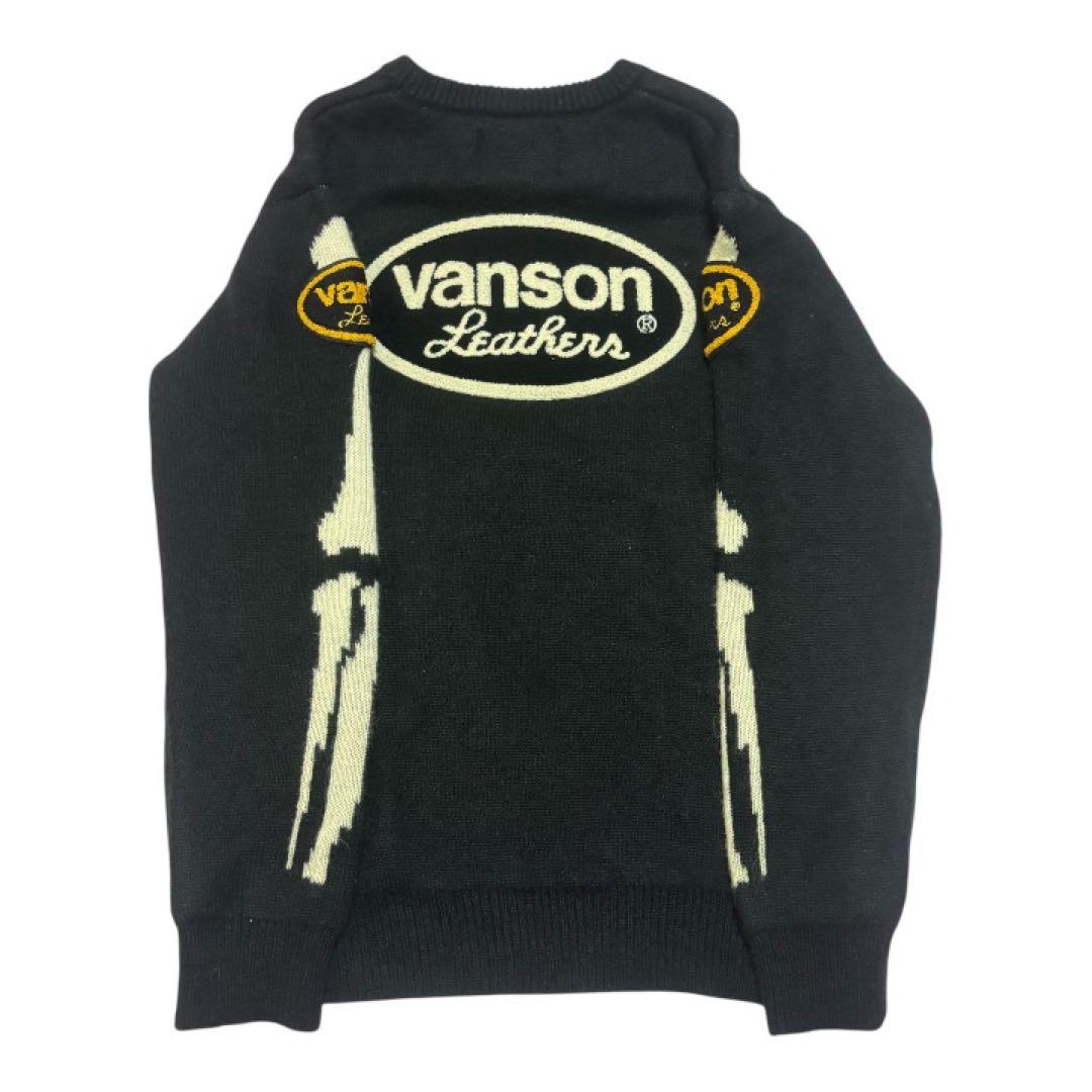 vanson スケルトン柄 ニット　セーター
