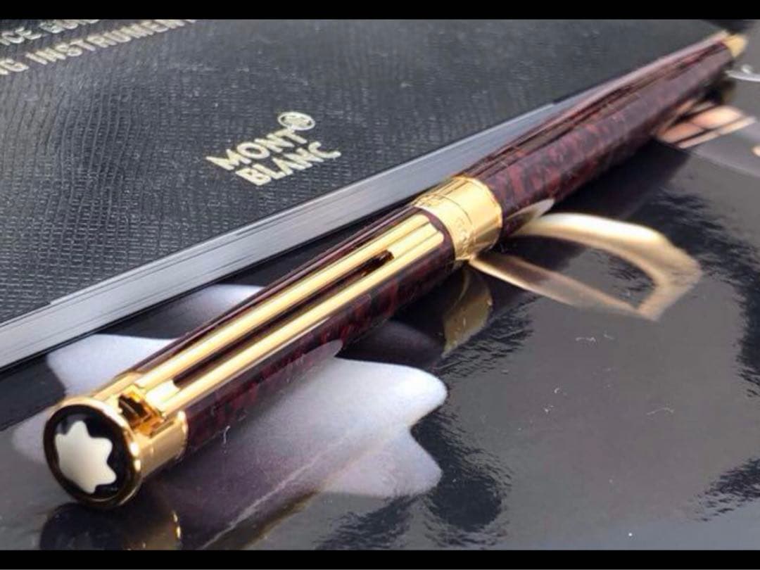 ⭐️金運⭐️幸運を呼ぶパワーストーン⭐️モンブラン⭐️ノブレス・ドウエ・レッド瑪瑙装飾⭐️