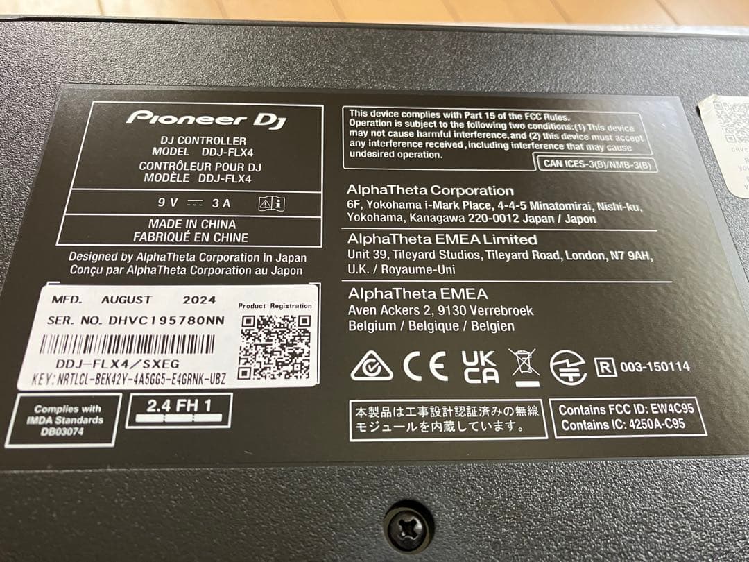 [美品] Pioneer DJ DDJ-FLX4 コントローラ