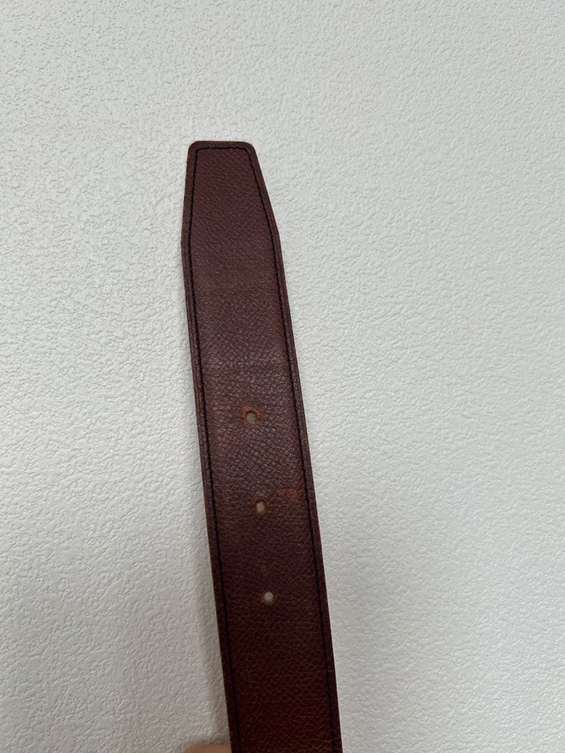 再度値下げしました　HERMES コンスタンス　ブラウン ベルト サイズ63