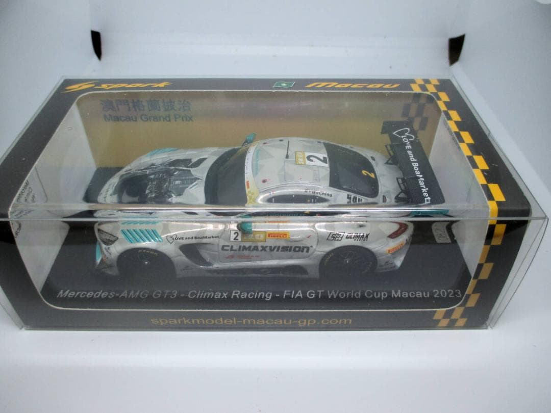 ミニカー 1/43 MercedesAMG GT3 #2 Macau 2023