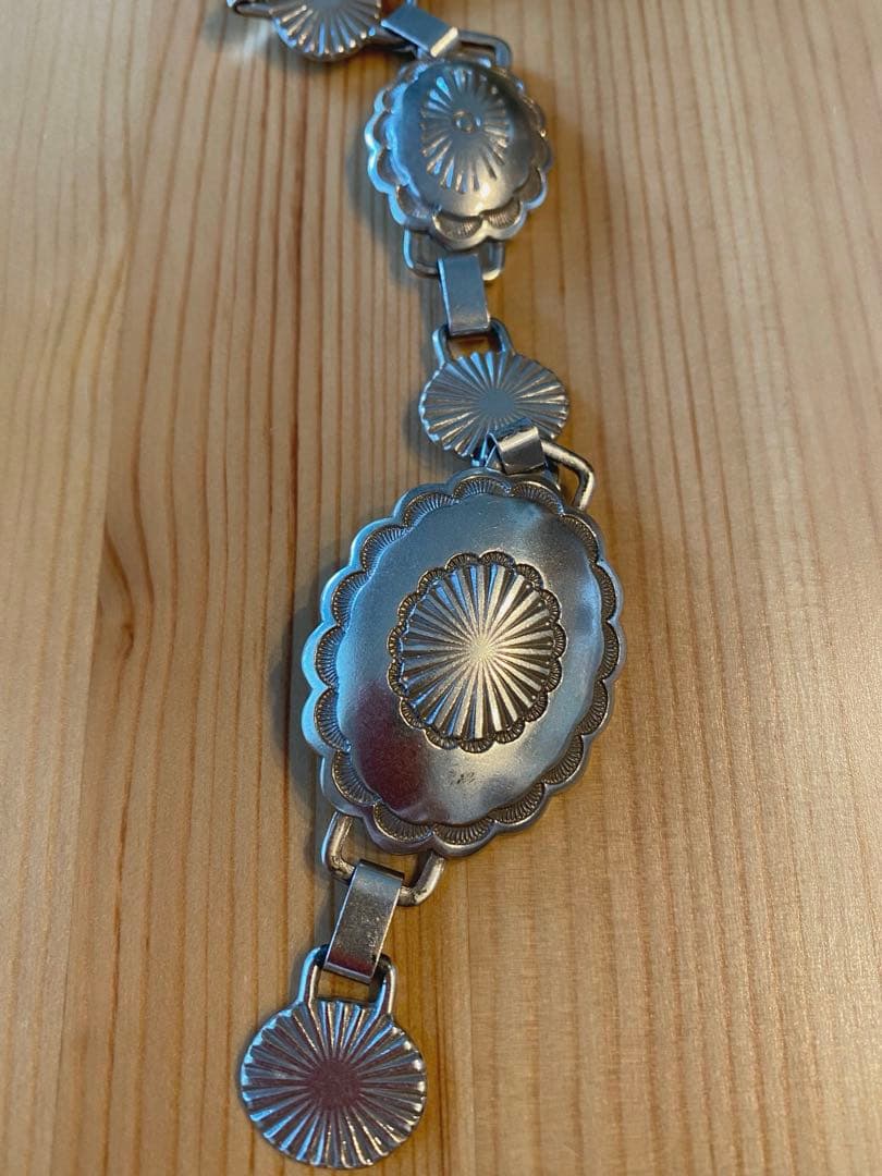 ✴︎お値下げ✴︎★希少品です！★ローレンラルフローレン・シルバー・コンチョベルト