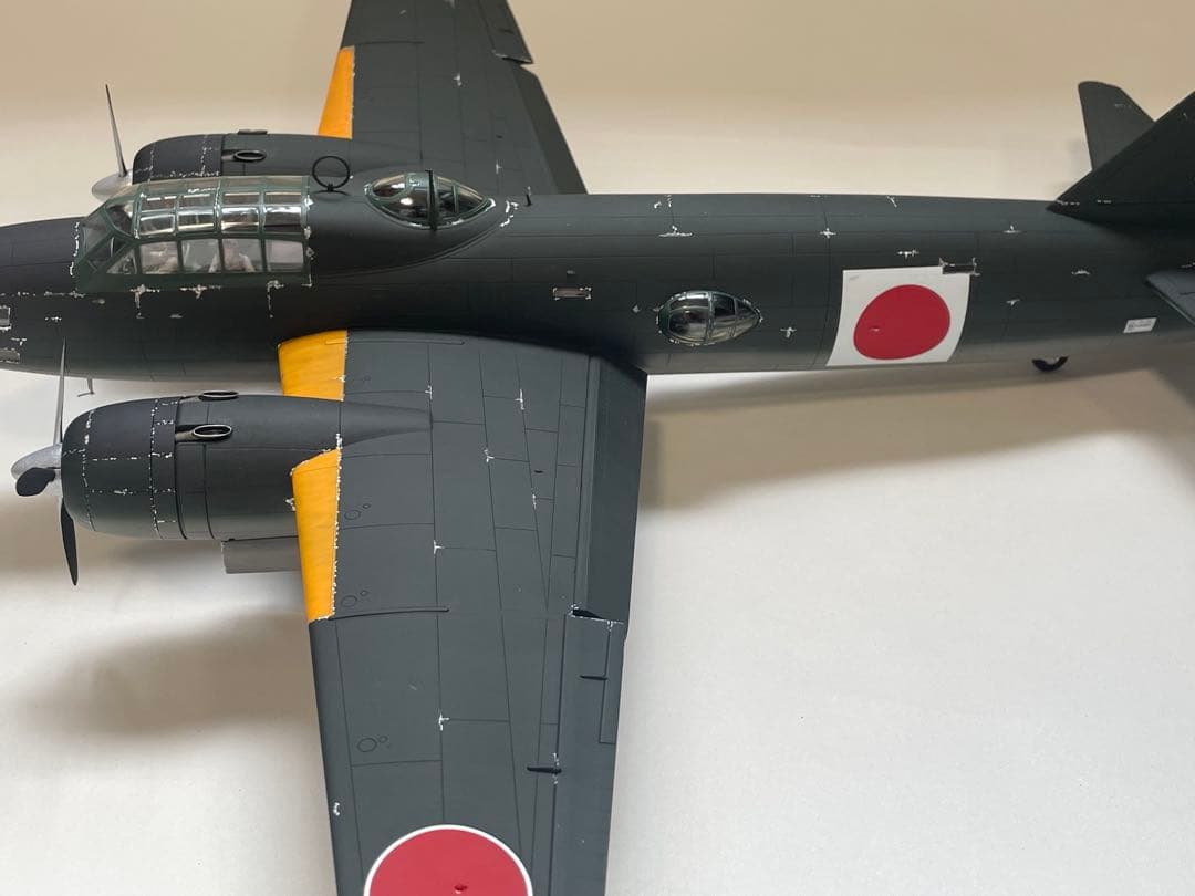 【山本長官搭乗機 】1式陸上攻撃機11型プラモデル完成品