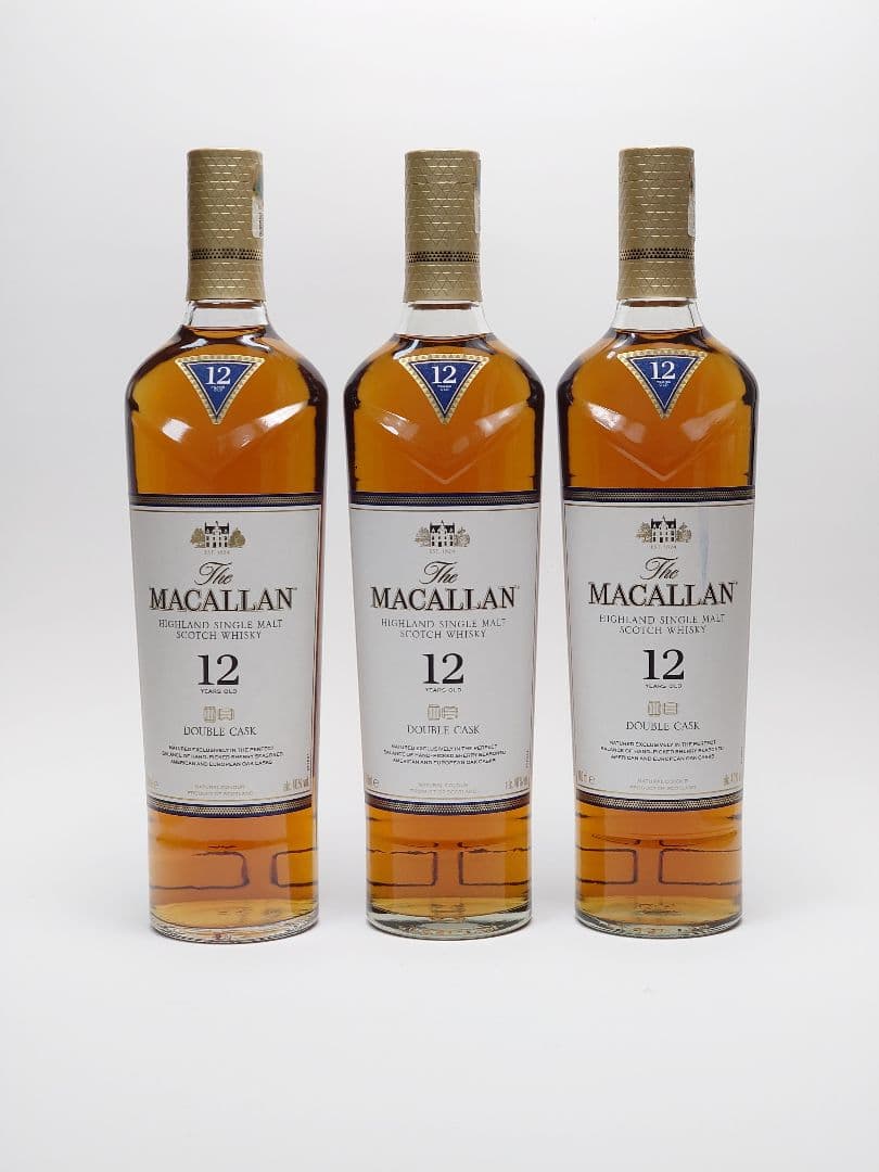 MACALLAN マッカラン12年 ダブルカスク 3本セット
