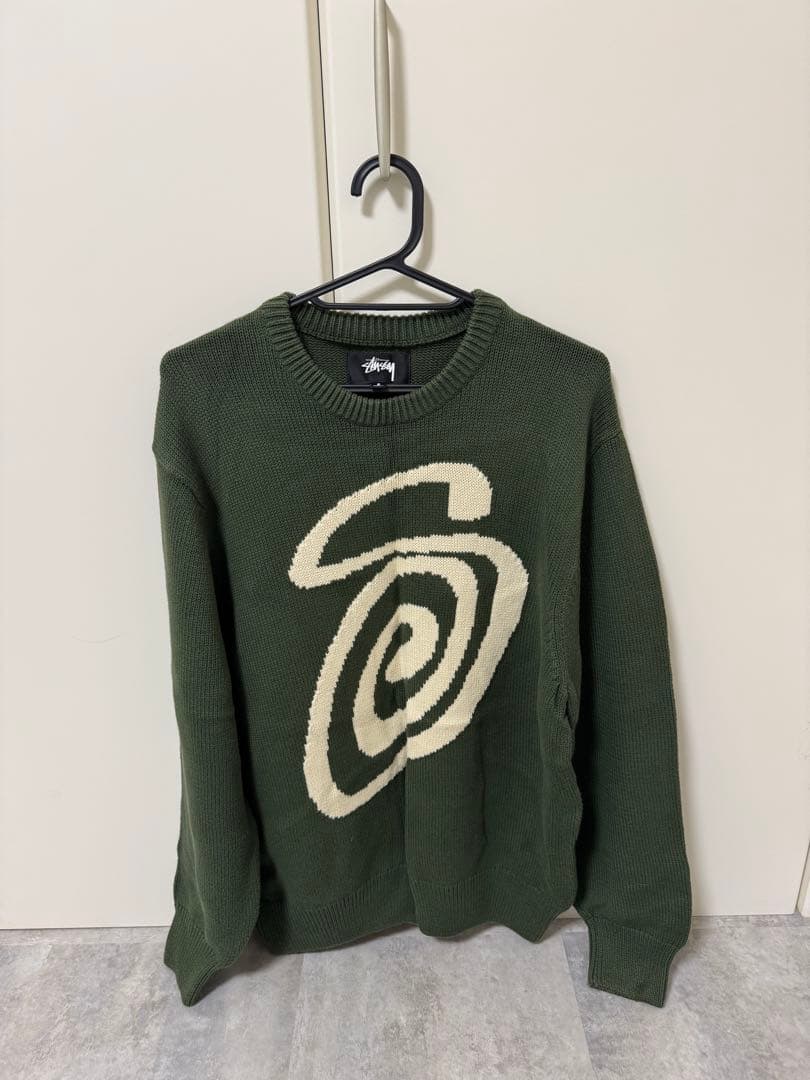 Stussy オリーブグリーン セーター