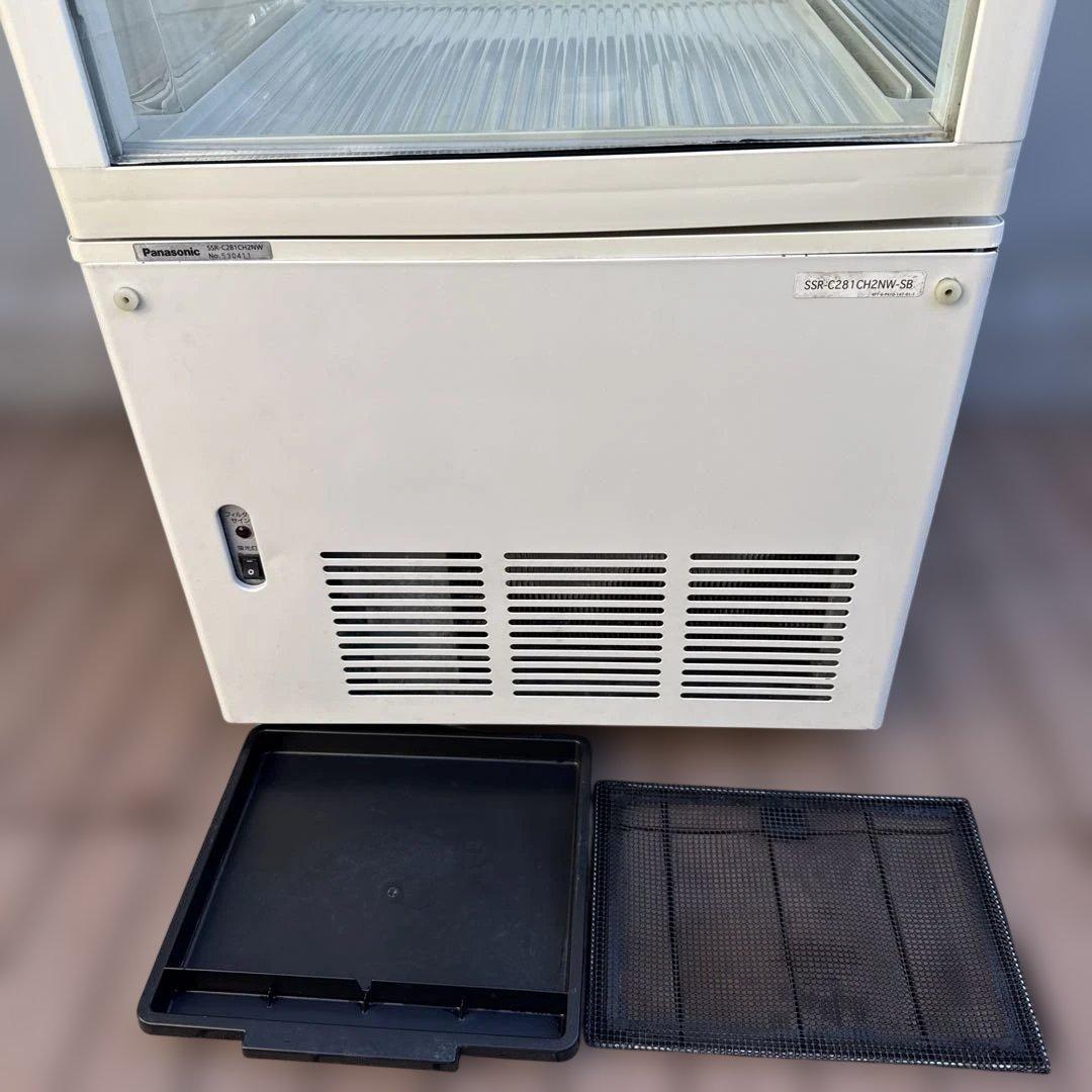 Panasonic 冷蔵ショーケース 4面ガラス 冷温タイプ　2ドア パススルー