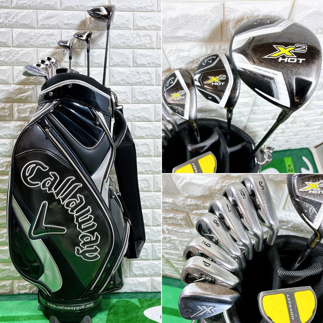 Callaway メンズ ゴルフクラブセット11本 右利き キャディバッグ付