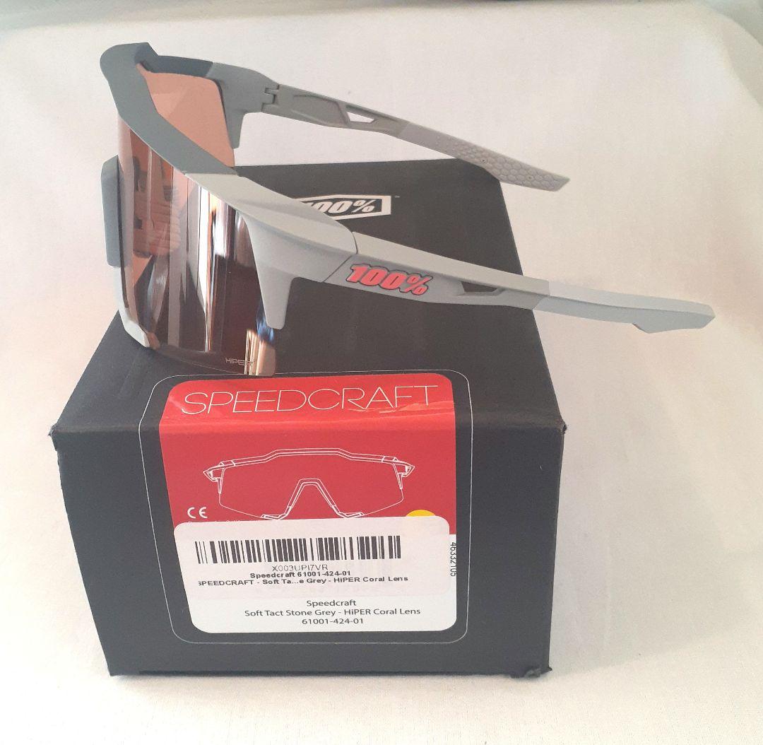 100% Speedcraft HiPERコーラル ワンハンドレッド サングラス