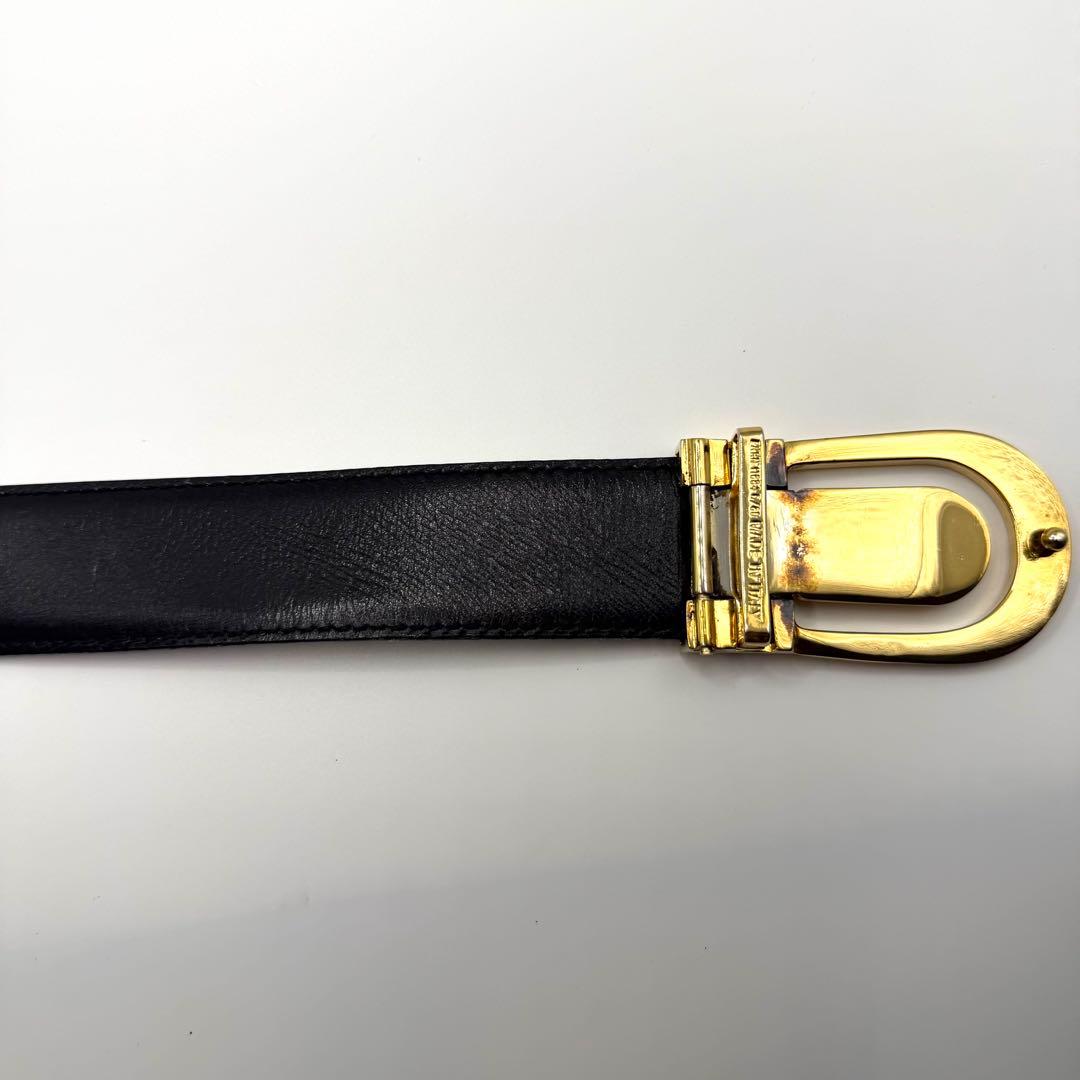 【美品】CELINE セリーヌ ベルト ゴールド金具 ブラウン