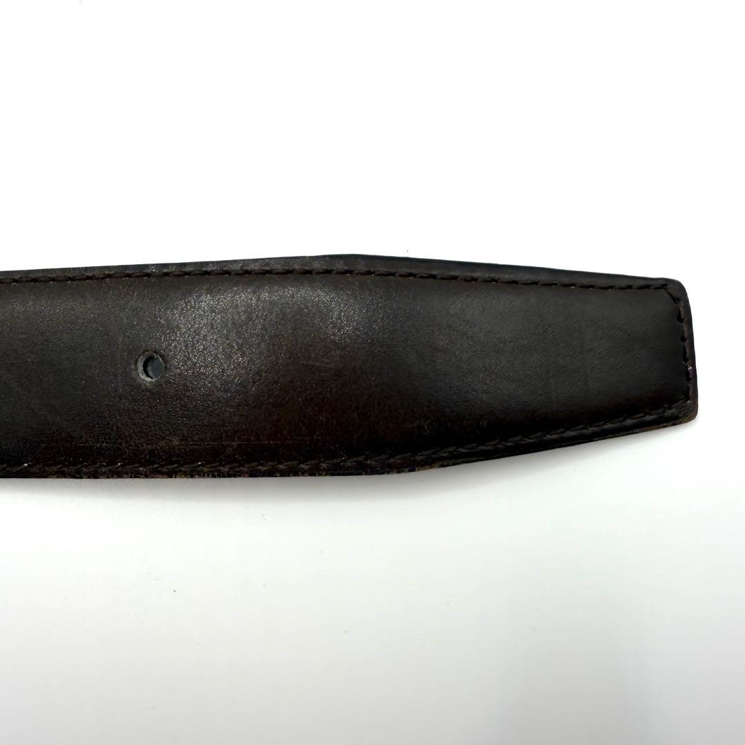 【美品】CELINE セリーヌ ベルト ゴールド金具 ブラウン