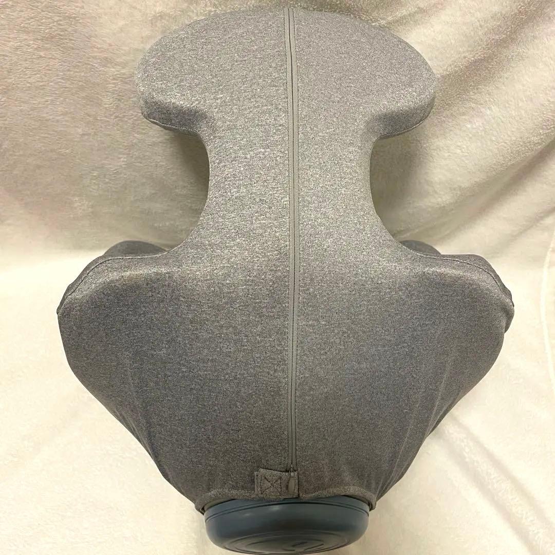 姿勢矯正 椅子 骨盤サポート ヨガ開脚チェアサークルバランス在宅ワーク用グレー