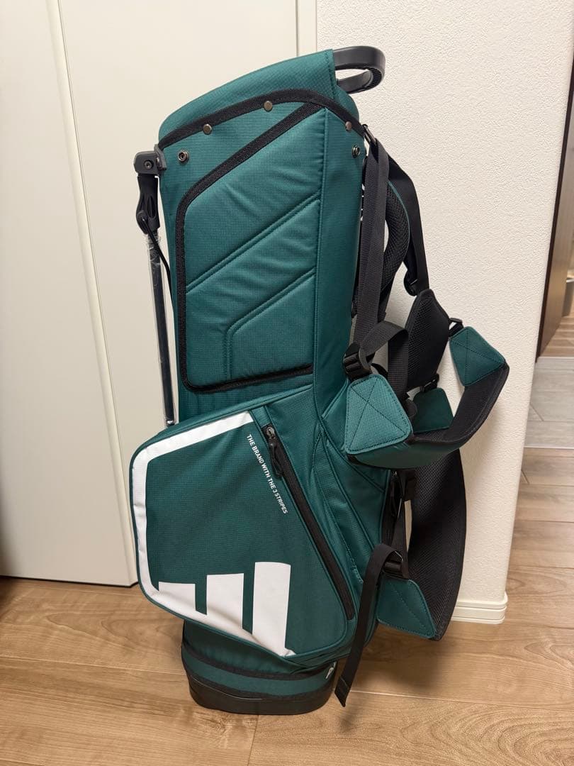 新品未使用adidas アディダス スリーストライプス スタンド式キャディバッグ
