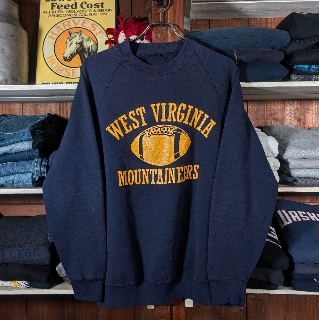 70s　USA製　ビンテージ　スウェット　三段　バージニア州　カレッジプリント