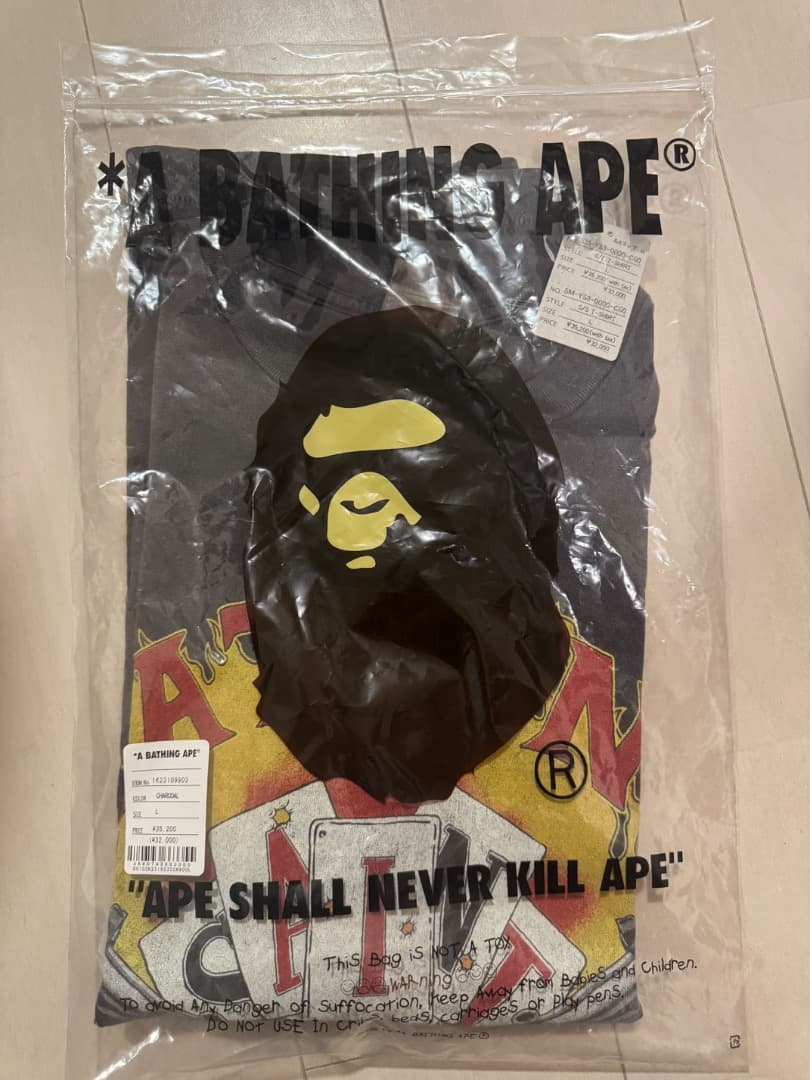 ミュージシャン SAINT Mxxxxxx bape Guns Tee L size