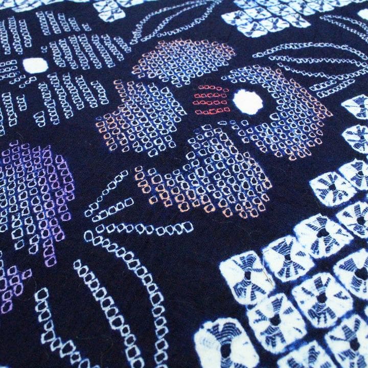 身丈１６５ｃｍ　特選の浴衣【有松鳴海絞り】　～本藍・手絞り染～　未使用品のお着物