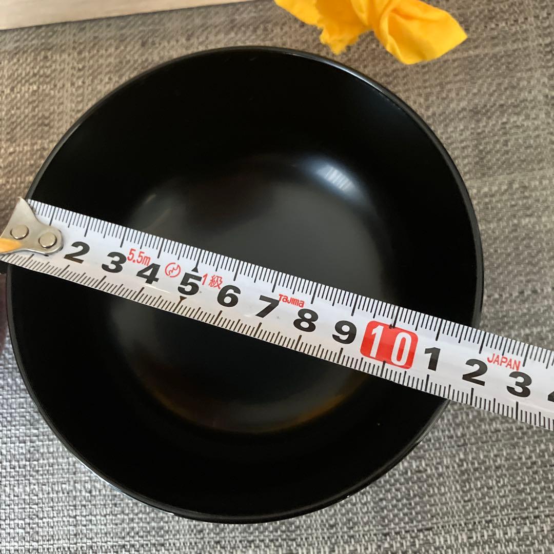 未使用　輪島塗　高州堂　蓋付　夫婦椀　鶴