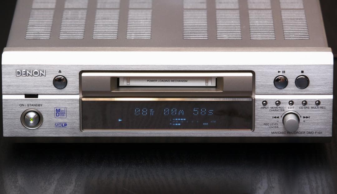DENON DMD-F101 MDデッキ　MDプレイヤー/レコーダー　 完動品