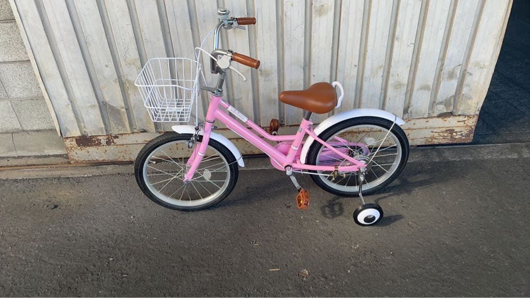 補助輪 カゴ 子ども キッズ ジュニア自転車 幼児車 18インチ