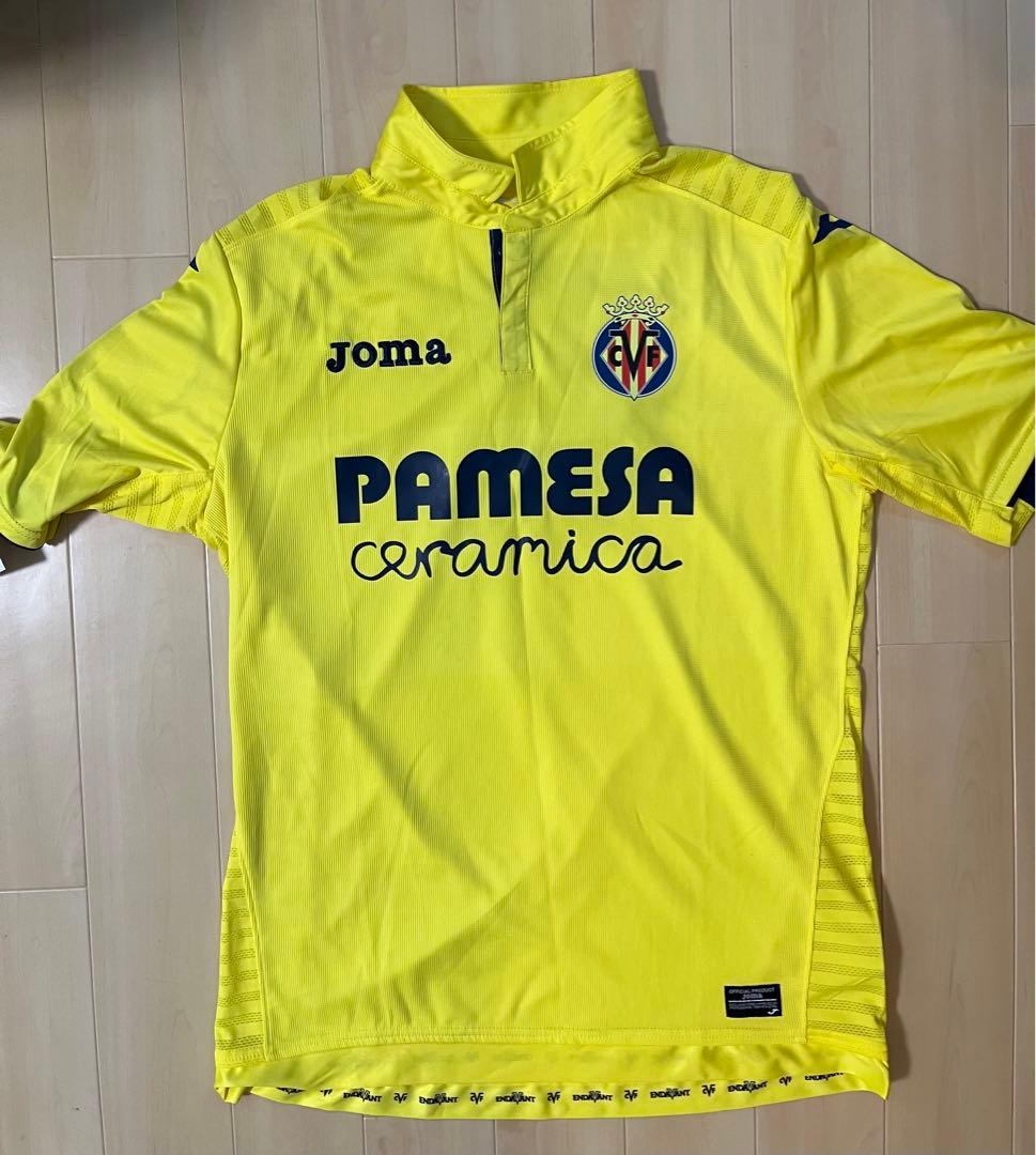 カルロス・バッカ、元コロンビア代表、サイン入り ビジャ・レアル時代のユニホーム