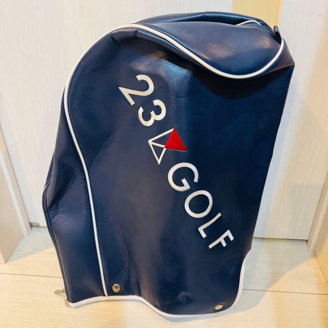 美品 23区ゴルフ キャディバッグ【20thアニバーサリーモデル】 ネイビー